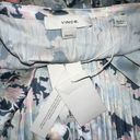 Vince NWT  Lotus Pleated Floral Crinkle Top Photo 6