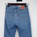 Levi Strauss & CO. Women's 724 High Rise Straight Ripped Jeans Pocket Denim Size Photo 6