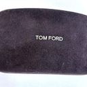 Tom Ford Brown Suede Sunglasses Case Photo 0