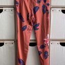 Maaji  dusty rose floral leggings Photo 4