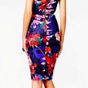 Betsey Johnson  Cap Sleeve Floral Scuba Midi Dress Photo 1