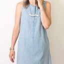 Everlane  Chambray Sleeveless Pocket Dress Size S Photo 0