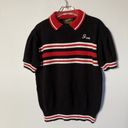 Krass&co Vtg‎ Dehen Knitting  Cheerleader Sweater Collared Black Red White Stripe Jen Photo 0