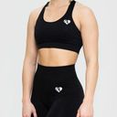 women's best Women’s Best Move Seamless Sports Bra, Black Marl Size S, New w/Tag in packaging Photo 0