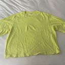 Citizen Cotton  Neon Yellow Tokyo Crop Tee Photo 2