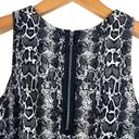 Karen Kane Women's Sleeveless Snake Printed A-Line Dress (Small, Black/White) Photo 9