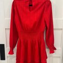 THML SMALL LONG SLEEVE RED MINI DRESS Photo 1