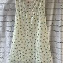 Cider Cottagecore Ivory and Blue Floral Maxi Dress with Bustier Style Top XS Photo 0