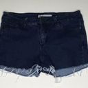 Anne Klein  Vintage High Waist Frayed Hem Cutoff Blue Jean Denim Shorts 6 Photo 2