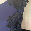 Betsey Johnson Betsy Johnson midnight Blue/ Embroidered lace dress size 6 Photo 2