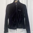 Columbia  black fleece zip jacket Photo 0