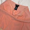 Bebe  Peach Pink Layered Chiffon Mini Skirt Photo 2