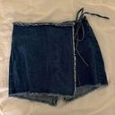 American Eagle Denim Crossover Skort  Photo 0