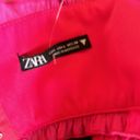 ZARA NWOT  BLOGGERS FAV TEXTURED CORSET CROP TOP MAGENTA PINK LARGE Photo 4