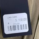 LF  Carmar Tan Olive Green High-Rise Paperbag Jogger Pants Women's Size 6 NWT Photo 4