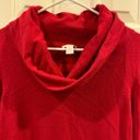 Chico's  Red Cowl Neck Sweater Photo 1