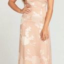 Show Me Your Mumu  Tan Blush Pink Floral Jenn Maxi Dress Medium NWT Bridesmaid Photo 0