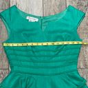 Kay Unger Peplum Silk Aqua Green Dress Size 4 Photo 11