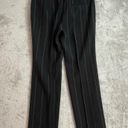 Emporio Armani  Black Pinstripe Mob Wife Dress Pants Slacks Size 6/28 Photo 4