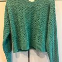 American Eagle Outfitters Knit Green Sweater Photo 0