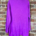 Chadwick's  of Boston Purple Long Button-up Y2K Cardigan - Size 1X Photo 1