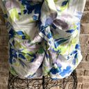 St. John  Sleeveless Floral Blouse 10 Silk Floral Ruffled See pics, descr… Photo 3