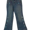 Vintage Blue  Identity Wide Leg Embellished Jeans Photo 0