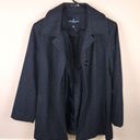 London Fog  Women’s Wool Charcoal Gray Pea Coat Photo 4