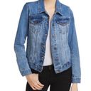 Sunset&Spring Sunset+Spring 100% Cotton Ruffled Denim Jacket Photo 0