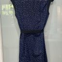 Jason Wu  X TARGET 20th ANNIVERSARY NAVY POLKA DOT PLEAT BUTTON DOWN DRESS XS Photo 4