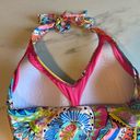 Anne cole  Tankini Womens Size S Small Swim Top Pink Orange Colorful Floral Boho Photo 5