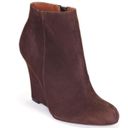 Sam Edelman Wilma Brown Suede Ankle Booties Photo 0