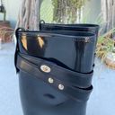 Coach Black 'Talia' Tall Rubber Rainboots Photo 2