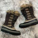 Sorel  Joan of arctic faux fur lined Tall Winter Snow boots Brown size 7 Photo 0