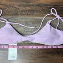 Tobi NWT  Bikini Swim Top Spaghetti Strap Light Pink Removable Pads Medium Photo 3