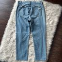 Old Navy Sky-Hi Straight Raw Hem Jeans Photo 4