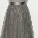 Vera Wang WHITE by  Halter Neck Gown Prom Bridesmaid Dress Charcoal Gray Size 4 Photo 0