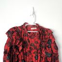 Ulla Johnson  Winnifred Floral Ruffle Tiered Dress in Poppy Floral Sz 4 Photo 4