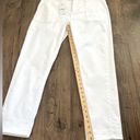 Sam Edelman  Denim NWT High Rise Cargo Ankle Denim Pants White Women’s 14 NEW Photo 6