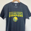 Nba Golden State Warriors 2018  finals champions gray short sleeve tee shirt Photo 2