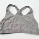 Krass&co [True & ] Gray Cross Back Scoop Neck Wireless Bralette Workout Size XL Photo 0