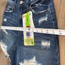 REWASH  Vintage Revival Super High Rise Distressed Boyfriend Blue Jean Shorts 25 Photo 5