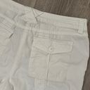 Style & Co Vintage White Cargo Capris Photo 2