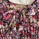 Notations Y2K Floral Ruffle Pleated Blouse Photo 2