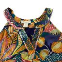 Cynthia Rowley  Tropical Print Lightweight Cotton Racerback Tank Top, Sz S Photo 10