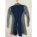 Anthropologie Anthropolgie Rosie Niera Tie Front Wool Cardigan Navy and Gray Small Photo 2