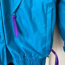 Columbia Powder Keg Vintage 90s Ski Jacket Women's L Purple Teal Reversible Photo 2