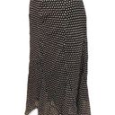 Anne Klein  Silk Black and All-Over Print Midi Maxi Skirt Size 12 Photo 3