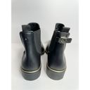 Kate Spade  New York Rain Boots Size 9 Black Solatice  Pull On Chelsea Style Photo 6