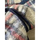 Isabel Marant  Etoile New Fontizi Coat Blue Plaid Wool Size 2 Photo 6